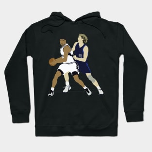 Tim Duncan vs Dirk Nowitzki Hoodie